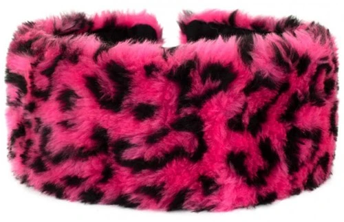 Party Xplosion Haarband Pluche Panter Roze 3 Party Xplosion Haarband Pluche Panter Roze