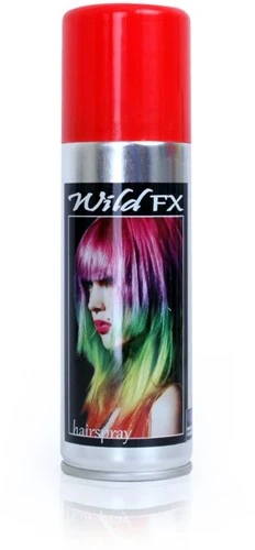 Party Xplosion Haarspray Rood