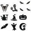 Schmink Specialist Halloween Glittertattoo Sjablonenset -Glitter Winkel halloween glittertattoo sjablonenset