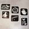 Grimas Halloween Glittertattoo Sjablonenset -Glitter Winkel halloween glittertattoo sjablonenset 2