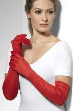 FEVER Handschoenen Lang Rood