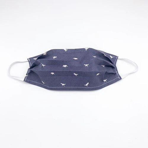 T & M Textiles & More Herbruikbaar Kids Mondkapje Dino Blauw 5 T & M Textiles & More Herbruikbaar Kids Mondkapje Dino Blauw - Afbeelding 3
