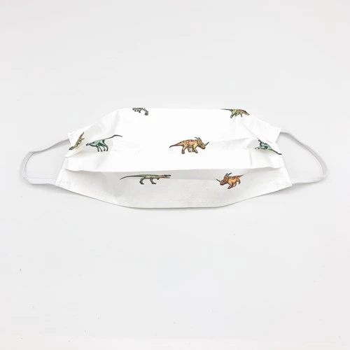 T & M Textiles & More Herbruikbaar Kids Mondkapje Dinosaurus 5 T & M Textiles & More Herbruikbaar Kids Mondkapje Dinosaurus - Afbeelding 3