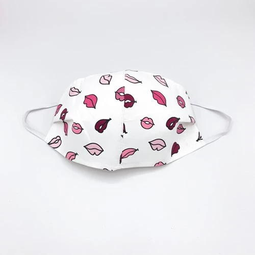 T & M Textiles & More Herbruikbaar Mondkapje Lippen Maat M 4 T & M Textiles & More Herbruikbaar Mondkapje Lippen Maat M - Afbeelding 2