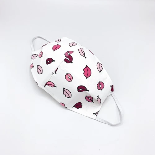 T & M Textiles & More Herbruikbaar Mondkapje Lippen Maat M 5 T & M Textiles & More Herbruikbaar Mondkapje Lippen Maat M - Afbeelding 3