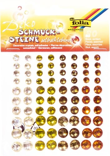 FOLIA Holografische Sier Stenen Sparkling Yellow 3 FOLIA Holografische Sier Stenen Sparkling Yellow