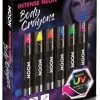 Moon Creations Intense Neon Body Crayons Voordeelset -Glitter Winkel intense neon body crayons voordeelset