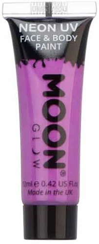 Moon Creations Intense Neon Face And Body Paint Paars 12ml 3 Moon Creations Intense Neon Face And Body Paint Paars 12ml
