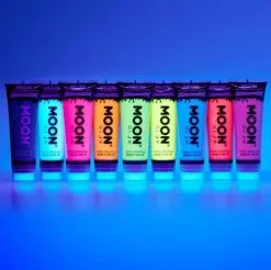Moon Creations Intense Neon Face And Body Paint Roze 75ml -Glitter Winkel intense neon face and body paint roze 75ml 3