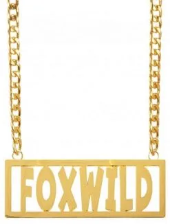 Party Xplosion Ketting Met Hanger Foxwild -Glitter Winkel ketting met hanger foxwild 2