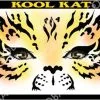 ShowOffs Body Art Kool Kat Masker Schmink Sjabloon