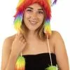 Party Xplosion Luxe Regenboogkleuren Pluche Muts
