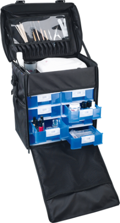 Sibel Nail Artist Tas & Trolley Professional -Glitter Winkel make up artist trolley