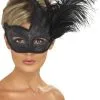 Smiffy's Masker Ornate Colombina Met Verenpluim