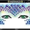 ShowOffs Body Art Mermaid Masker Schmink Sjabloon -Glitter Winkel mermaid masker schmink sjabloon