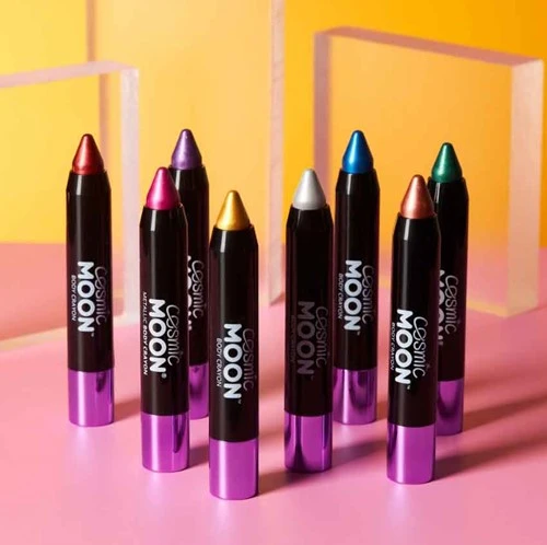 Moon Creations Metallic Body Crayons Schminkstift Groen 5 Moon Creations Metallic Body Crayons Schminkstift Groen - Afbeelding 3