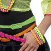 Smiffy's Neon Kralen Armbandjes 1 Smiffy's Neon Kralen Armbandjes -Glitter Winkel neon kralen armbandjes