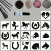 Schmink Specialist Paarden Glittertattoo Set