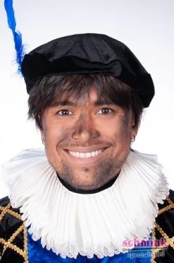 Schmink Specialist Pieten Pruik Alexandro -Glitter Winkel pieten pruik alexandro 3