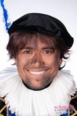 Schmink Specialist Pieten Pruik Jake -Glitter Winkel pieten pruik jake 3