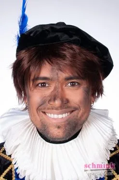 Schmink Specialist Pieten Pruik Mareno -Glitter Winkel pieten pruik mareno 3