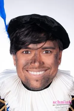 Schmink Specialist Pieten Pruik Salvino 7 Schmink Specialist Pieten Pruik Salvino -Glitter Winkel pieten pruik salvino 3