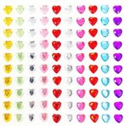 Party Xplosion Plaksteentjes Hartjes 100 Stuks