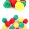 Party Xplosion Pompons Rood Geel Groen -Glitter Winkel pompons rood geel groen