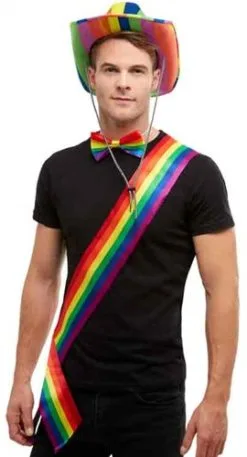 Smiffy's Pride Sjerp Regenboog Unisex
