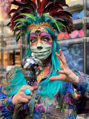 Party Xplosion Pruik Anne Emerald Groen 5 Party Xplosion Pruik Anne Emerald Groen - Afbeelding 3