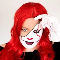 Party Xplosion Pruik Anne Rood -Glitter Winkel pruik anne rood 2