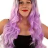 Party Xplosion Pruik Faye Lila Lang Haar