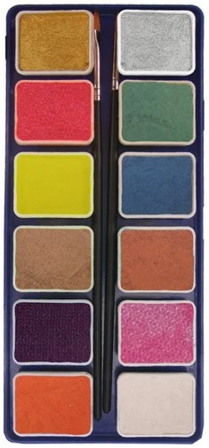 PXP Professional Colours PXP Schmink Palet Metallic 12