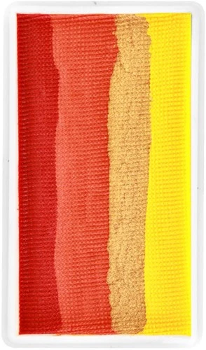 PXP Professional Colours PXP Splitcake Schmink Golden Flames 3 PXP Professional Colours PXP Splitcake Schmink Golden Flames
