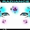 ShowOffs Body Art Radiance Masker Schmink Sjabloon -Glitter Winkel radiance masker schmink sjabloon