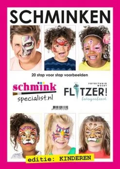 Schmink Specialist Schminkboek Schminken Editie Kinderen -Glitter Winkel schminkboek schminken editie kinderen 3