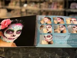 Superstar Schminkboek Syllie Faces By Syl Verberk -Glitter Winkel schminkboek syllie faces superstar voorbeeld sugar skull