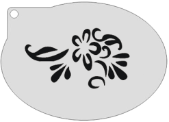 Schmink Specialist Schminksjabloon Bloem Met Krul