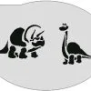Schmink Specialist Schminksjabloon Dino -Glitter Winkel schminksjabloon dino 1