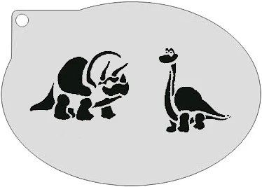 Schmink Specialist Schminksjabloon Dino 3 Schmink Specialist Schminksjabloon Dino