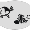Schmink Specialist Schminksjabloon Dory & Nemo -Glitter Winkel schminksjabloon dory nemo