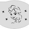 Schmink Specialist Schminksjabloon Frozen Elsa -Glitter Winkel schminksjabloon frozen elsa