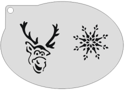 Schmink Specialist Schminksjabloon Frozen Sven IJskristal