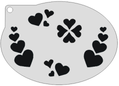 Schmink Specialist Schminksjabloon Hartjes