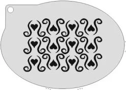 Schmink Specialist Schminksjabloon Hartjes Met Krullen