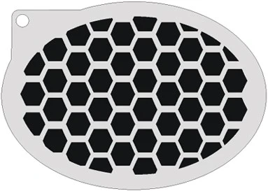 Schmink Specialist Schminksjabloon Honinggraat 3 Schmink Specialist Schminksjabloon Honinggraat