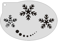 Schmink Specialist Schminksjabloon Ijskristallen