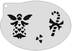 Schmink Specialist Schminksjabloon Kerstengel