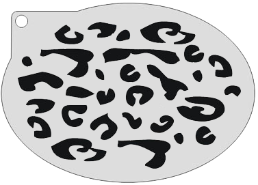 Schmink Specialist Schminksjabloon Luipaard 3 Schmink Specialist Schminksjabloon Luipaard