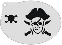 Schmink Specialist Schminksjabloon Piraat